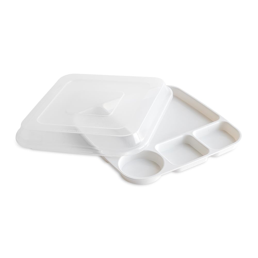 Nordic Ware Soup or Salad Bowl, Set of 2, White, Microwave Safe Polypropylene