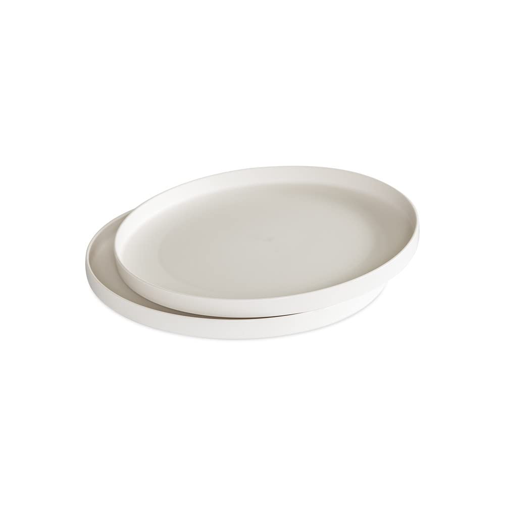 Nordic Ware Soup or Salad Bowl, Set of 2, White, Microwave Safe Polypropylene
