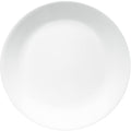 Corelle Vitrelle 4-Pieces 10.25" Glass Dinner Plates Chip & Crack Resistant Glass Dinnerware Set Plates, Winter Frost White
