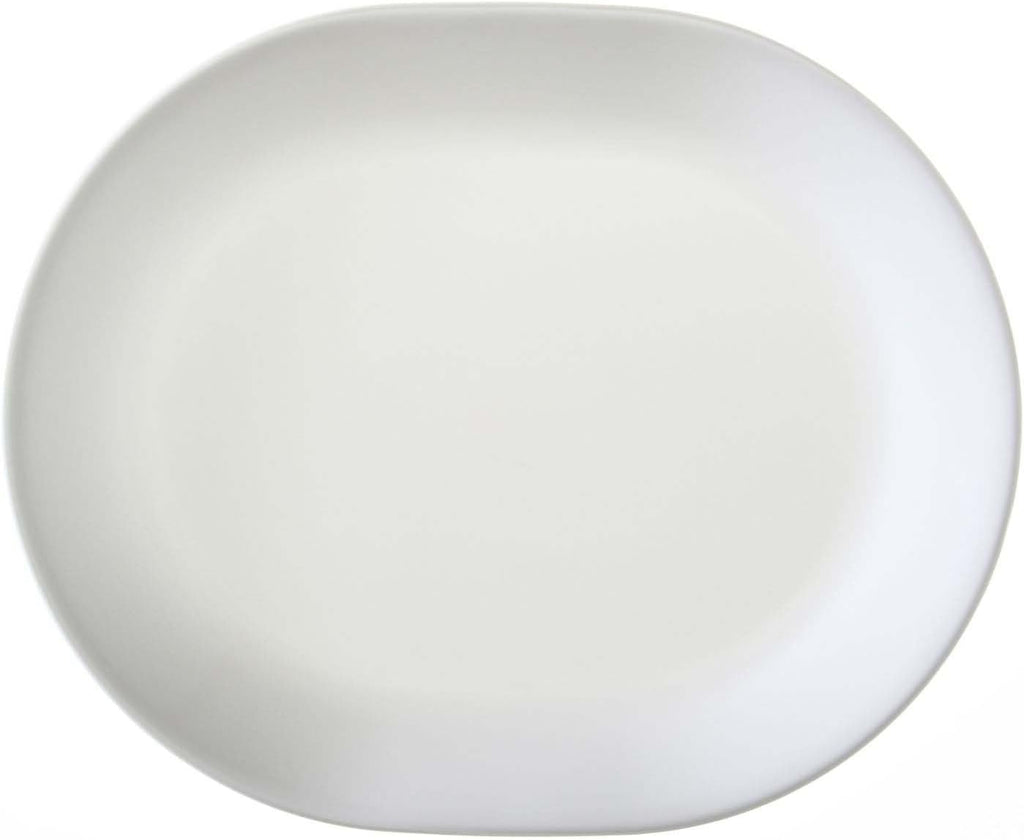 Corelle Winter Frost White 26cm Divided Dinner Plate, Pack of 6