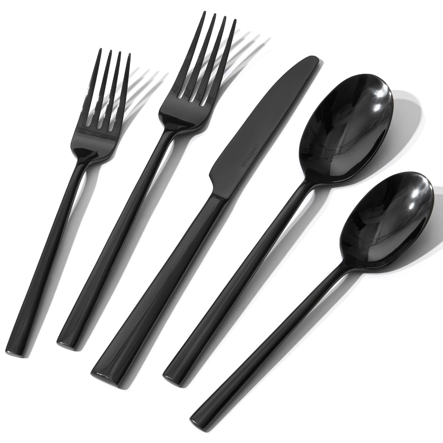 Silverware Set, 40-Piece Forged Flatware Cutlery Set Premium Stainless Steel, Service for 8, for Home, Wedding, Party,Gift, Mirror Polished and Dishwasher Safe