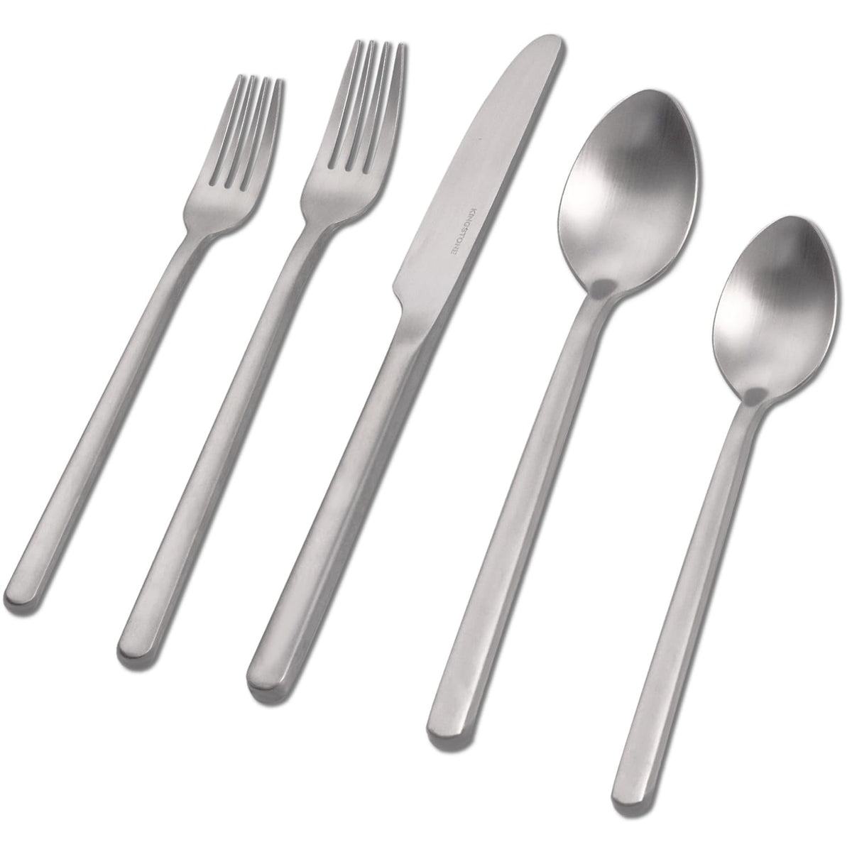 30 Pieces Silverware Set, Flatware Cutlery Set for 6, 18/10 Stainless Steel Silverware Utensils Minimalist Design Dishwasher Safe