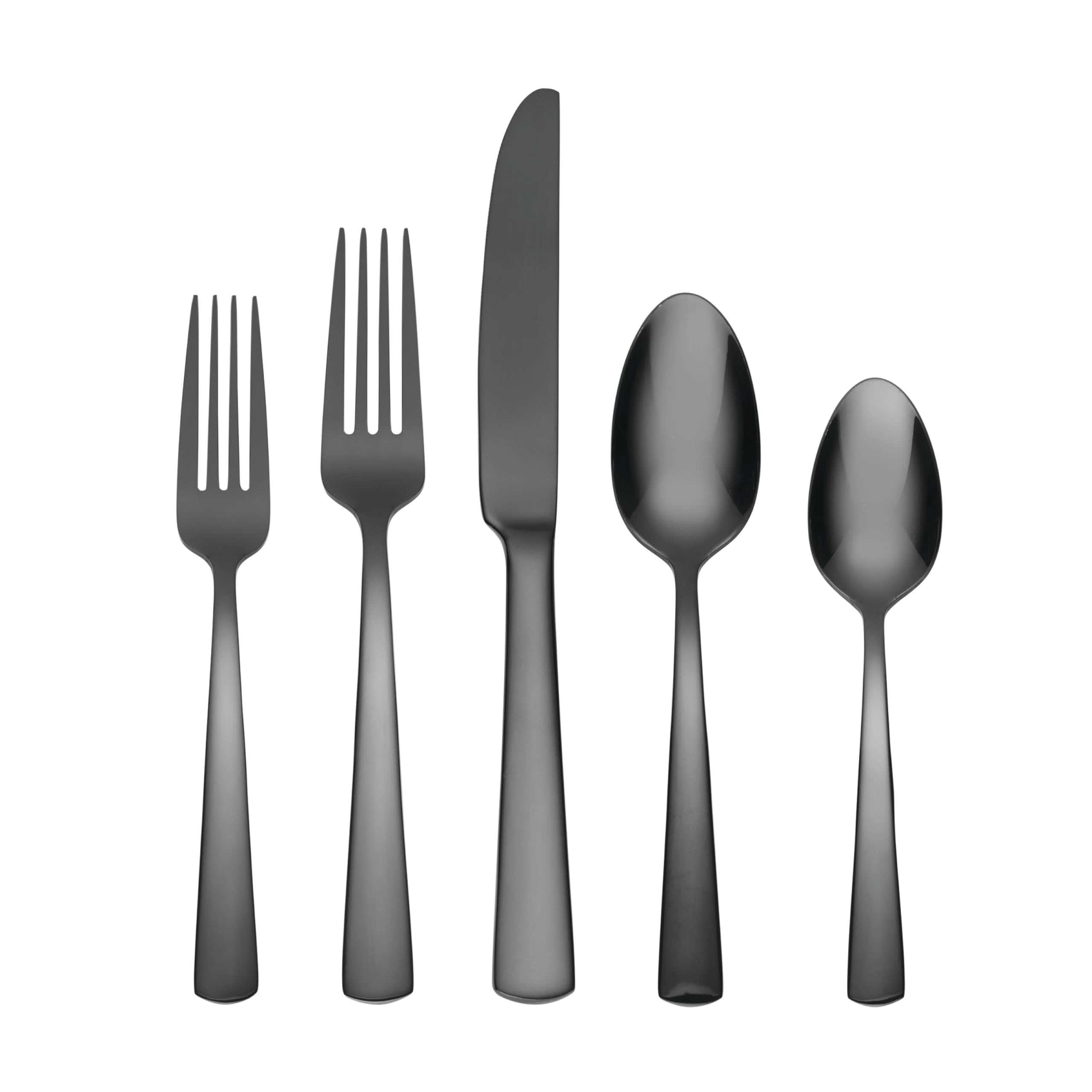Oneida Aptitude Soup Spoons Silverware Set for 6, Flatware | 18/0 stainless steel, mirror finish | 6.7 inch length | dishwasher safe, cutlery set, utensil set, gift