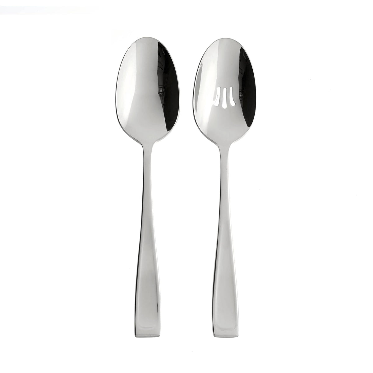 Oneida Moda Soup Spoons Silverware Set for 4, Flatware | mirror finish, dishwasher safe | great for soup, cutlery set, utensil set, rust resistant, kitchen essentials