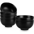 MALACASA 26 Oz White Ceramic Soup Bowls of 4, Cereal Bowls for Kitchen | Perfect for soup, cereal, dinner, noodles,ramen or fruit; scratch-resistant, stackable, microwave, oven & dishwasher safe