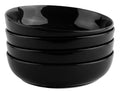 KooK Pasta Bowl, Salad Bowls, Bowls, Serving Bowls, Soup, Ceramic, Large Capacity, Microwave & Dishwasher Safe, Set of 4, 40 Oz, (White)