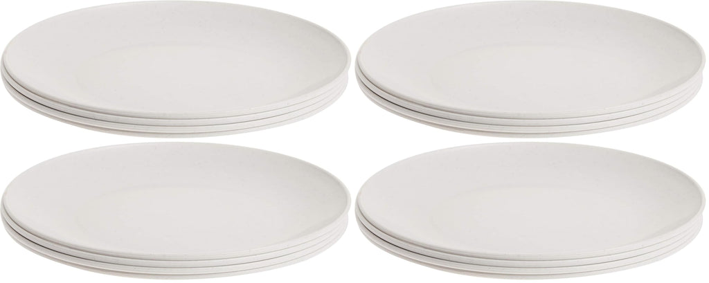Nordic Ware Polypropylene Plates Microwave Serveware, 10", White