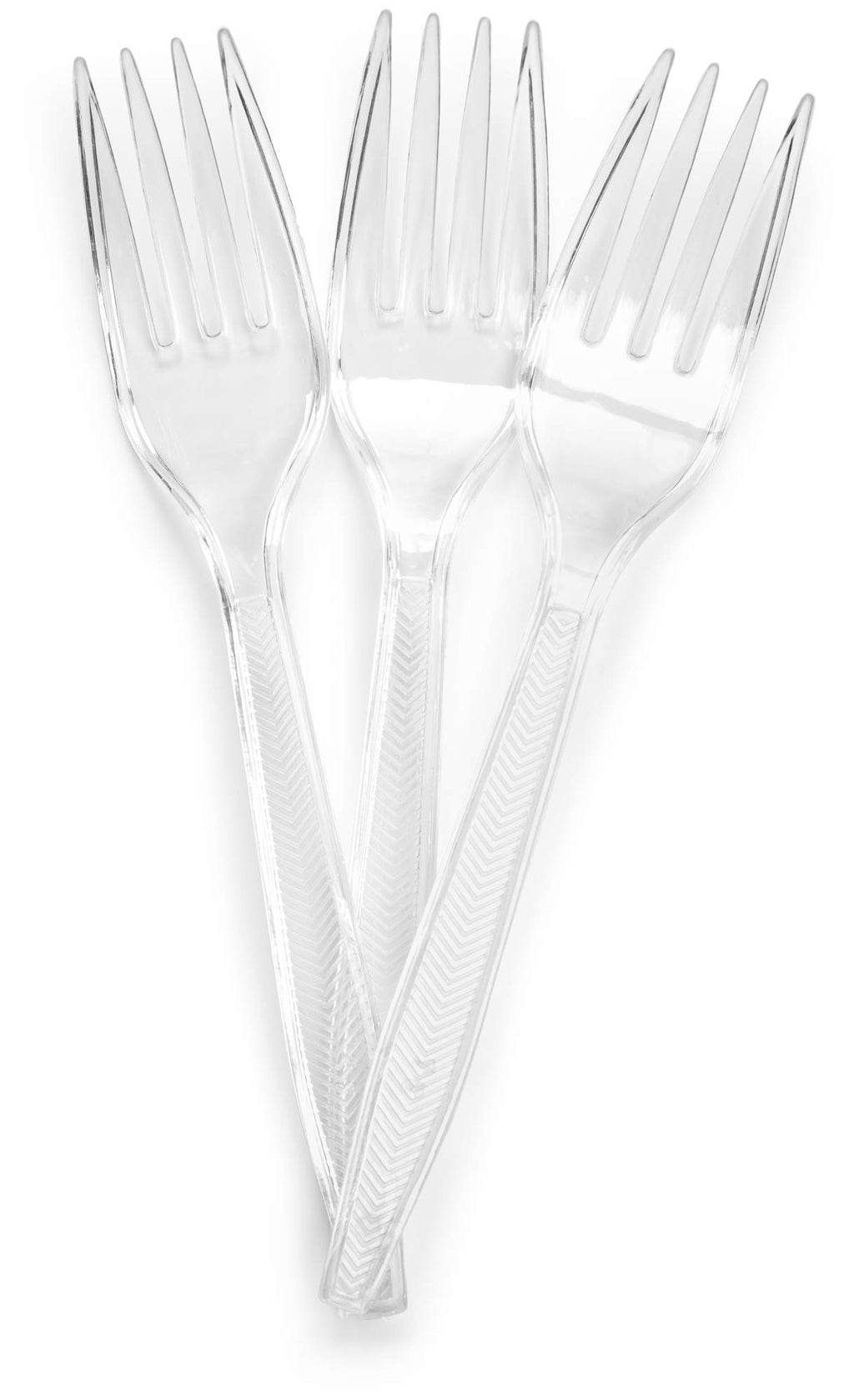 Plasticpro Clear Plastic Soup Spoons Disposable Cutlery Medium Weight Utensils 100 Count