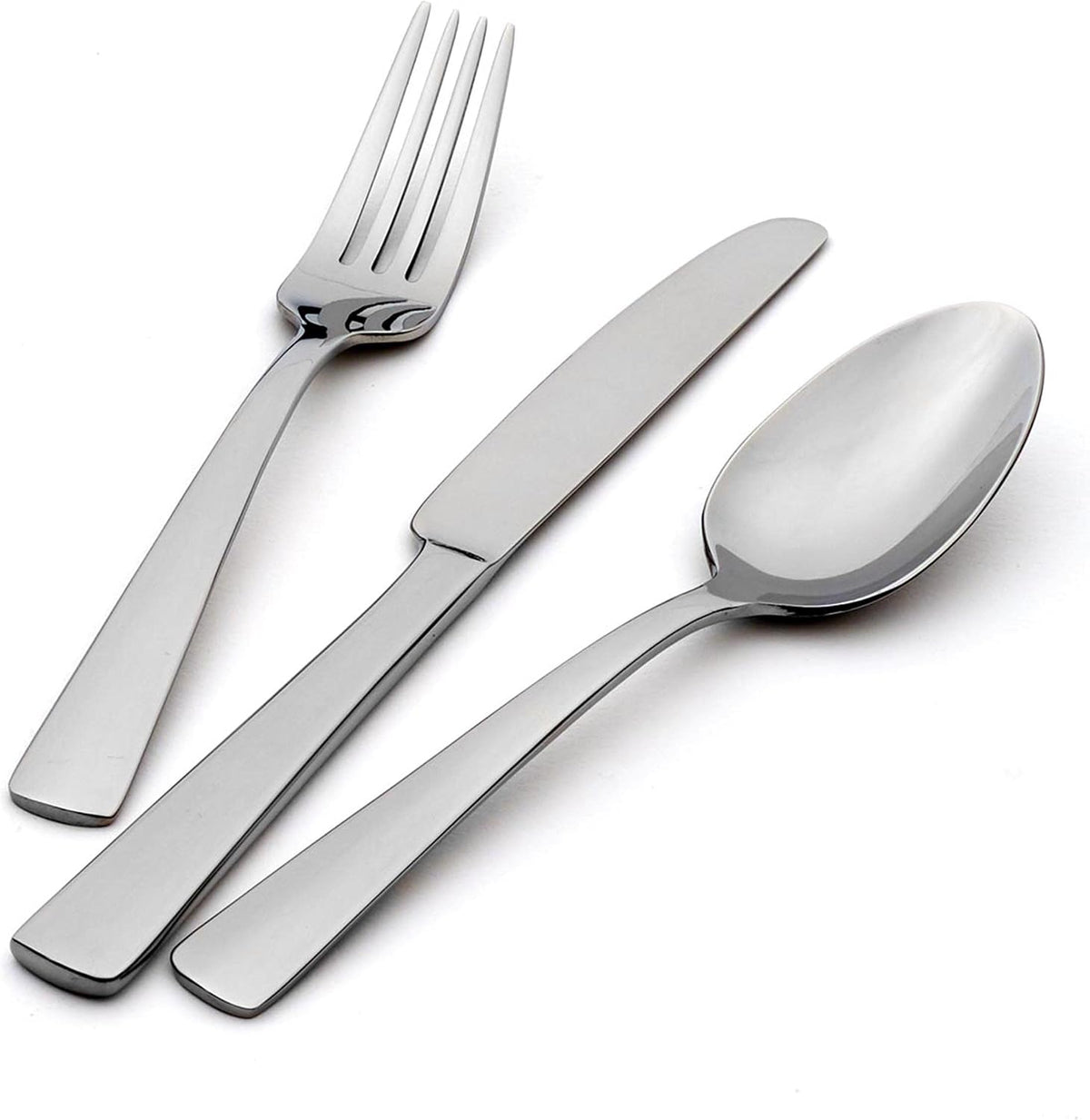 Oneida Aptitude Soup Spoons Silverware Set for 6, Flatware | 18/0 stainless steel, mirror finish | 6.7 inch length | dishwasher safe, cutlery set, utensil set, gift