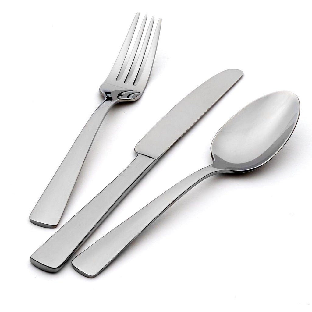 Oneida Aptitude Soup Spoons Silverware Set for 6, Flatware | 18/0 stainless steel, mirror finish | 6.7 inch length | dishwasher safe, cutlery set, utensil set, gift