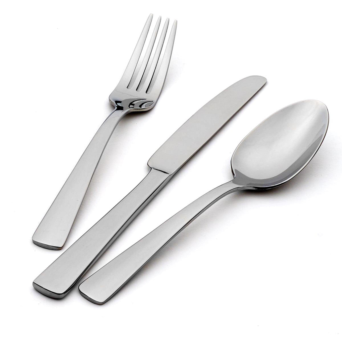 Oneida Aptitude Soup Spoons Silverware Set for 6, Flatware | 18/0 stainless steel, mirror finish | 6.7 inch length | dishwasher safe, cutlery set, utensil set, gift