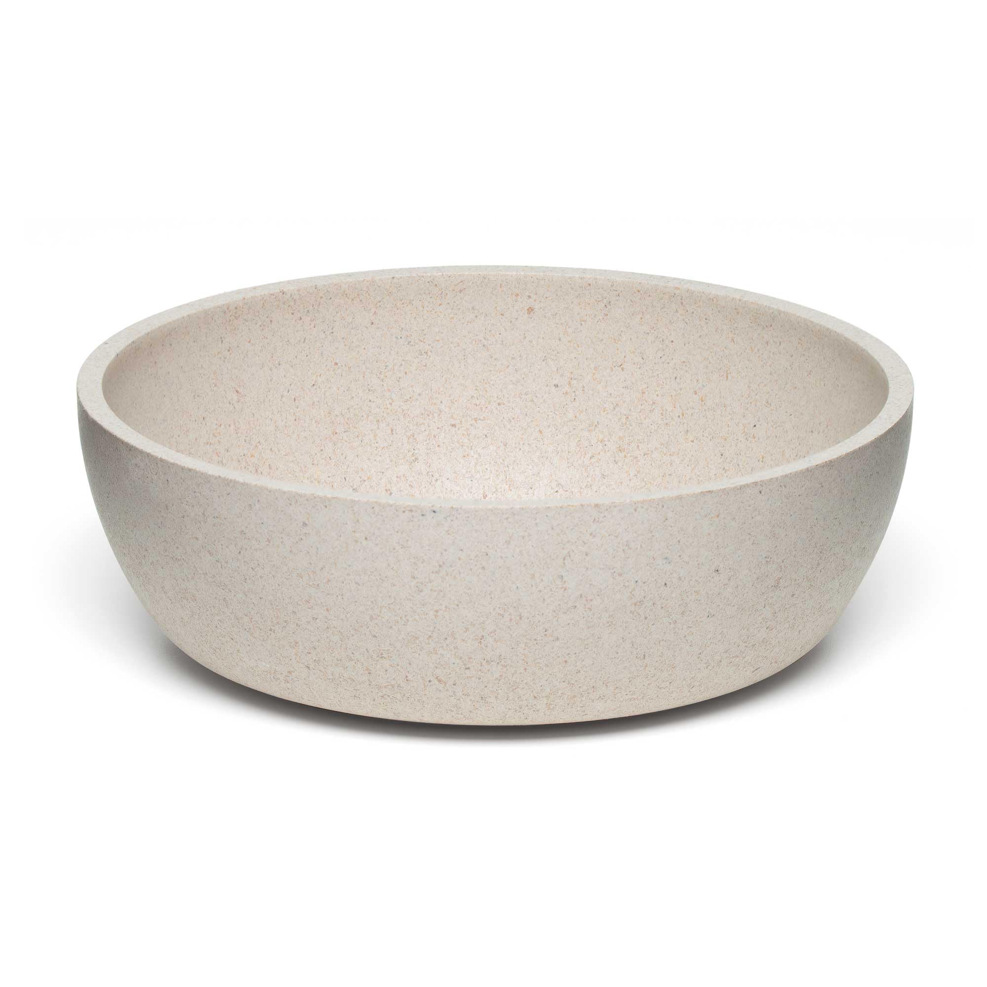 Loving Pets - Dolce Bamboo - Eco-Friendly Pet Bowls & Dishes for Dog, Cats, Puppy Food and Water Bowl -Sustainable and Dishwasher Safe, Made with Real Bamboo (Medium, Oat-Beige)
