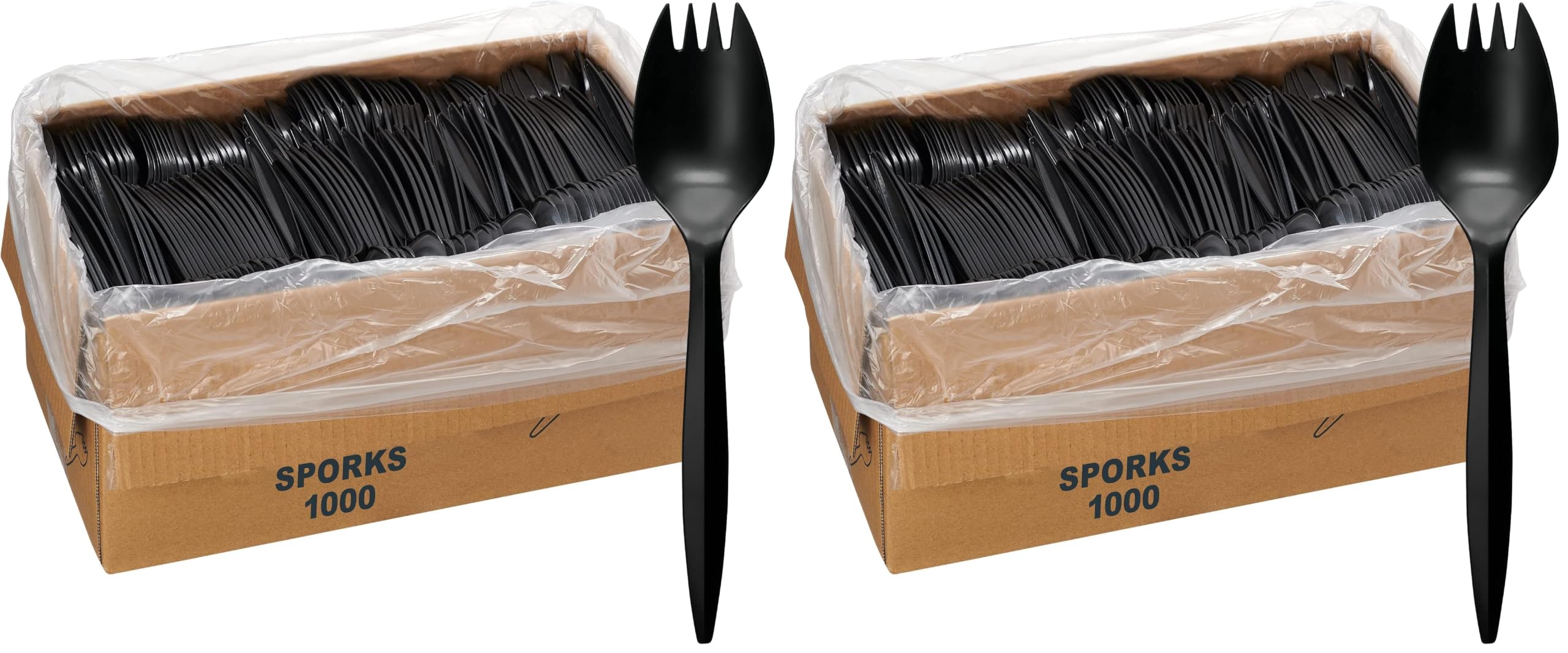 1,000 Plastic Disposable Soup Spoons Bulk White Medium Weight Disposable Silverware Plastic Cutlery Spoons