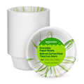 Amazon Basics Everyday Paper Bowls, 10 Oz, Disposable, 70 Count, White, Packaging May Vary