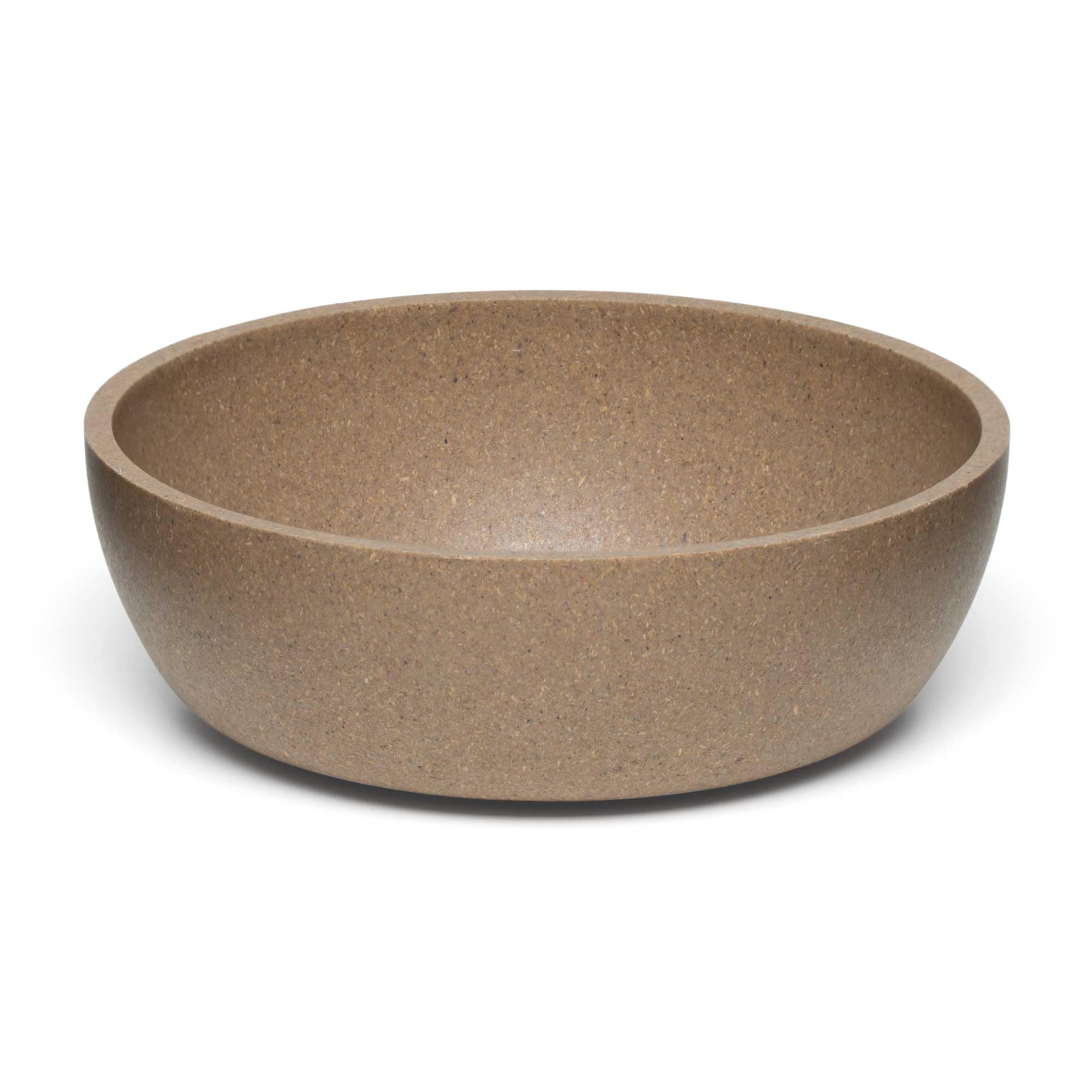 Loving Pets - Dolce Bamboo - Eco-Friendly Pet Bowls & Dishes for Dog, Cats, Puppy Food and Water Bowl -Sustainable and Dishwasher Safe, Made with Real Bamboo (Medium, Oat-Beige)