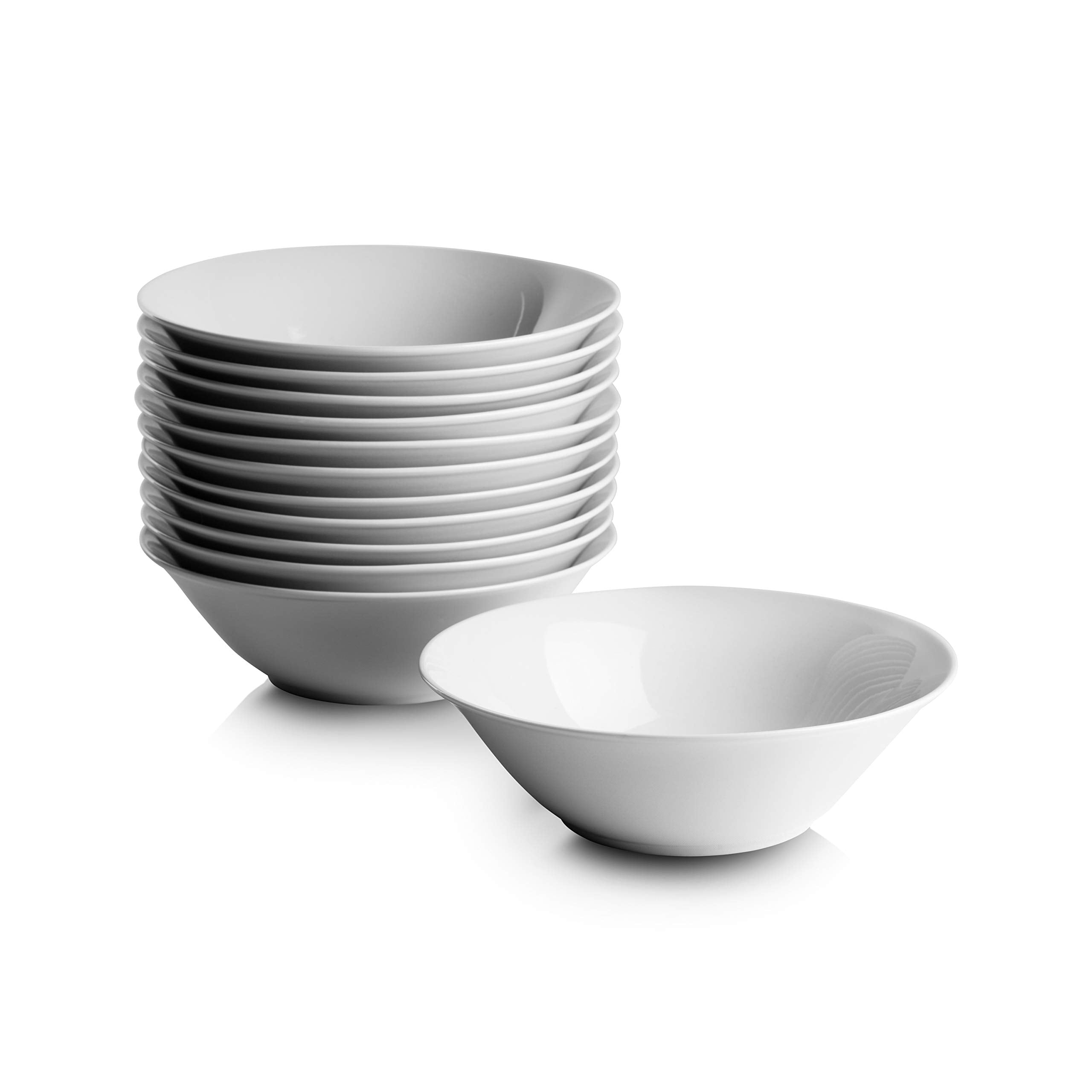 10 Strawberry Street 10.5" Catering Coupe Dinner Plate, Set of 12,White