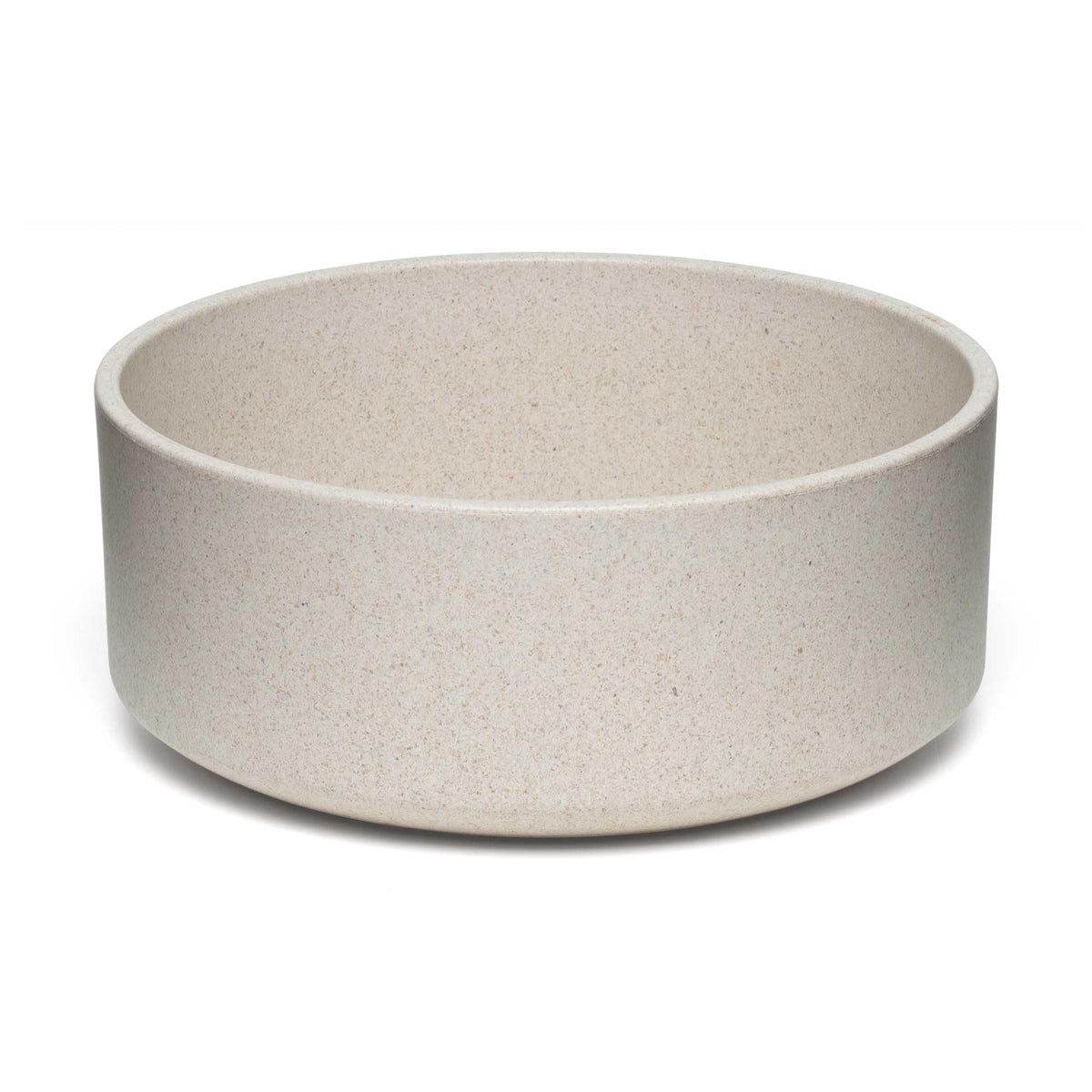 Loving Pets - Dolce Bamboo - Eco-Friendly Pet Bowls & Dishes for Dog, Cats, Puppy Food and Water Bowl -Sustainable and Dishwasher Safe, Made with Real Bamboo (Medium, Oat-Beige)