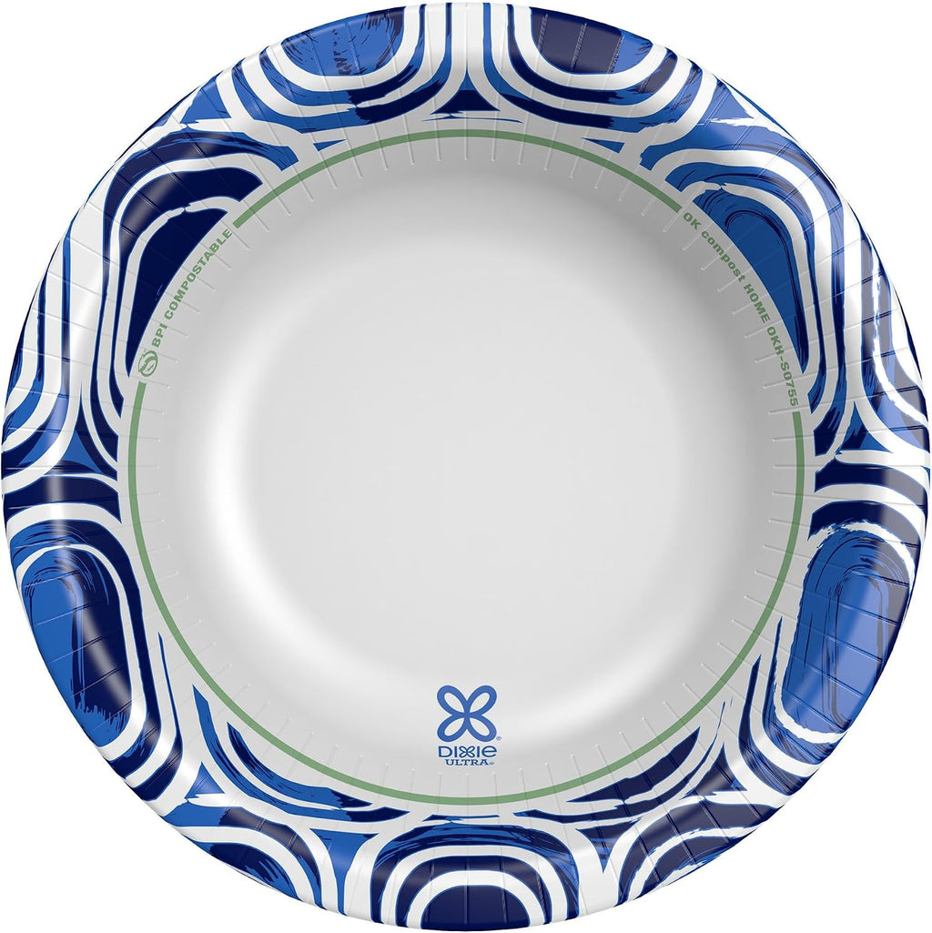 Dixie Ultra, Large Paper Bowls, 20 Oz, 150 Count (6 packs of 25 bowls), Microwave Safe, Compostable, Disposable Bowls Great For Breakfast, Lunch, And Dinner Meals
