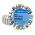 Amazon Basics Ultra Paper Plates, 10 Inch, Disposable, 372 Count (2 Pack of 186), Packaging May Vary