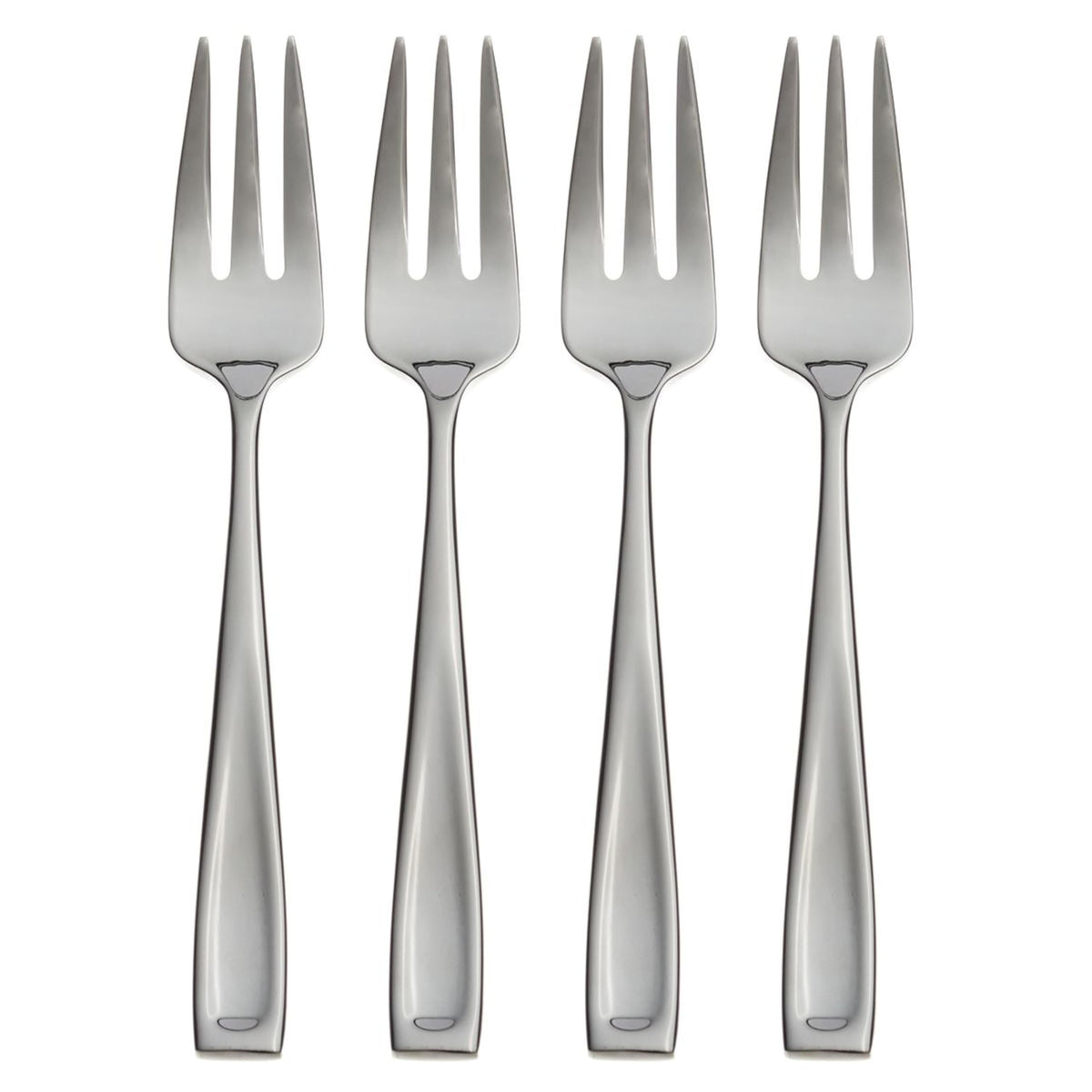Oneida Moda Soup Spoons Silverware Set for 4, Flatware | mirror finish, dishwasher safe | great for soup, cutlery set, utensil set, rust resistant, kitchen essentials