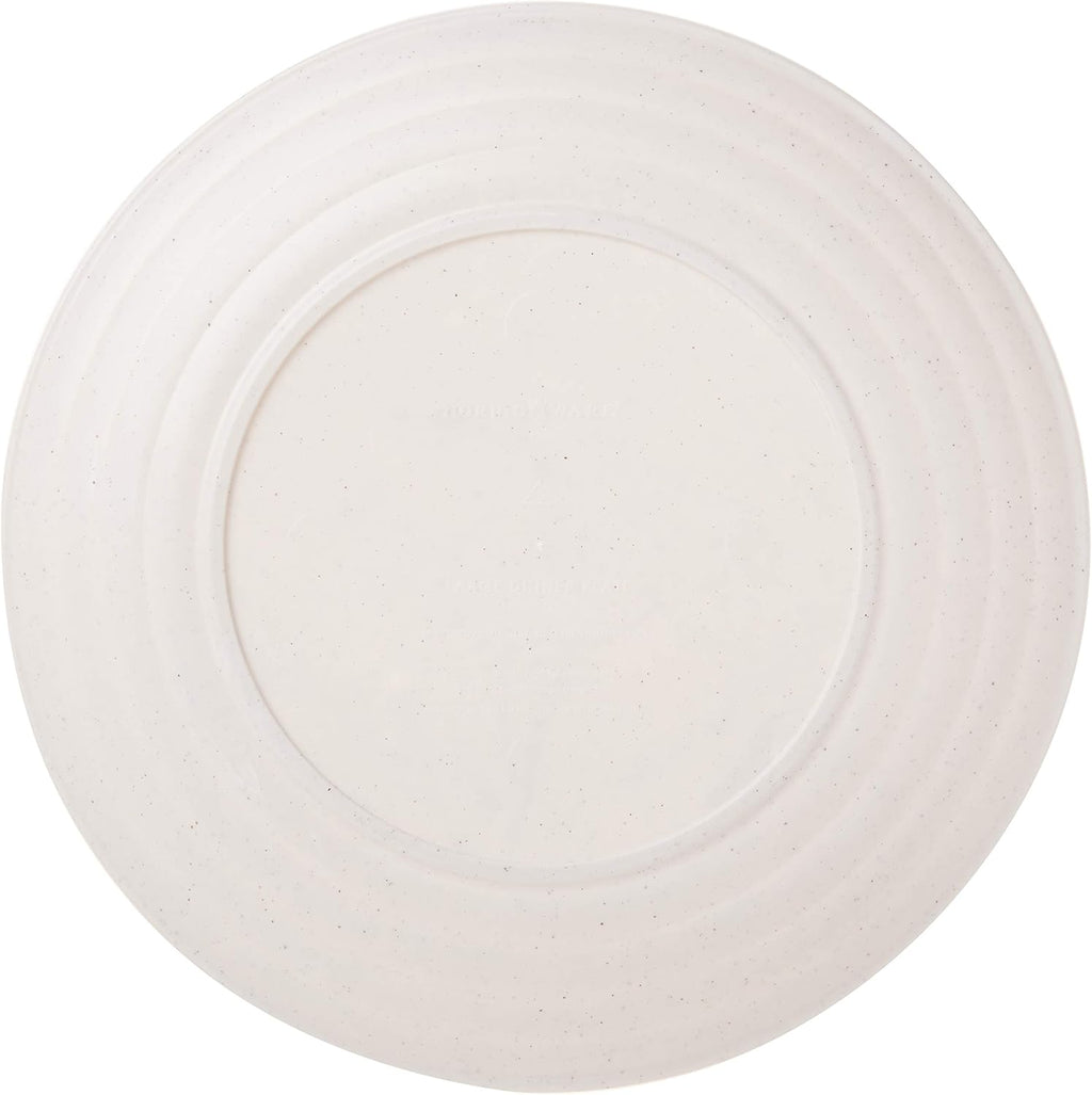 Nordic Ware Polypropylene Plates Microwave Serveware, 10", White
