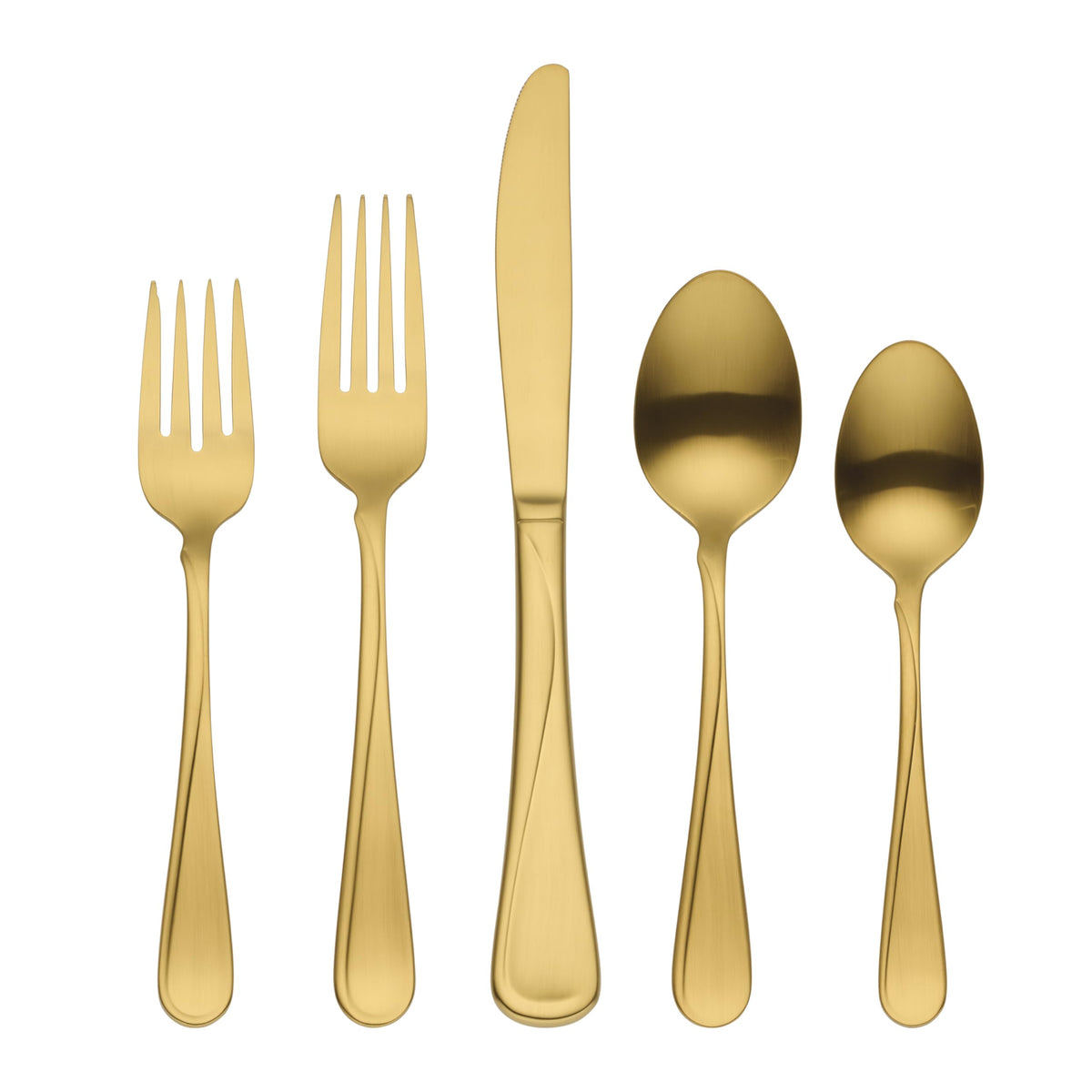 Oneida Flight Dinner Spoons Silverware Set for 4, Flatware | 18/0 stainless steel, mirror finish | dishwasher safe | great for soup or everyday dining, cutlery set