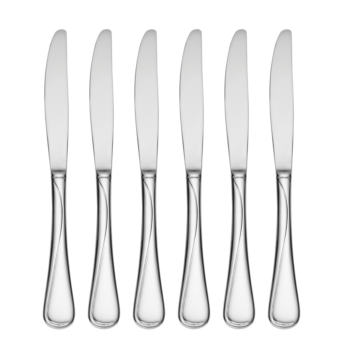 Oneida Flight Dinner Spoons Silverware Set for 4, Flatware | 18/0 stainless steel, mirror finish | dishwasher safe | great for soup or everyday dining, cutlery set