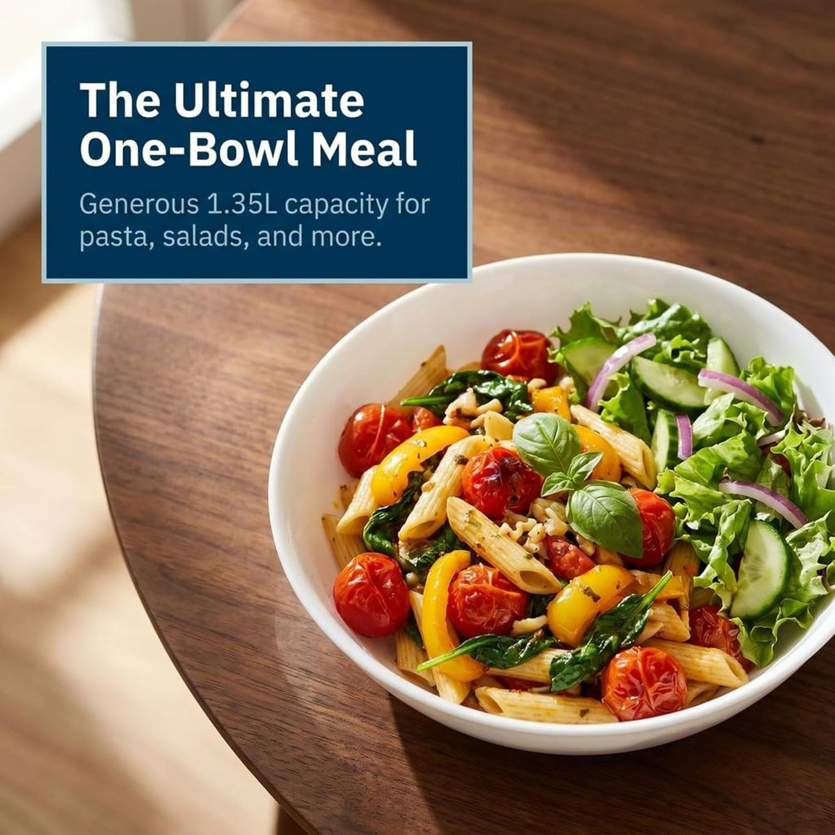 Corelle 4-Pc Meal Bowls Set Service for 4, Durable and Eco-Friendly 9-1/4-Inch Glass Bowls, Compact Stack Bowl Set, Microwave and Dishwasher Safe, White, 46 Ounces