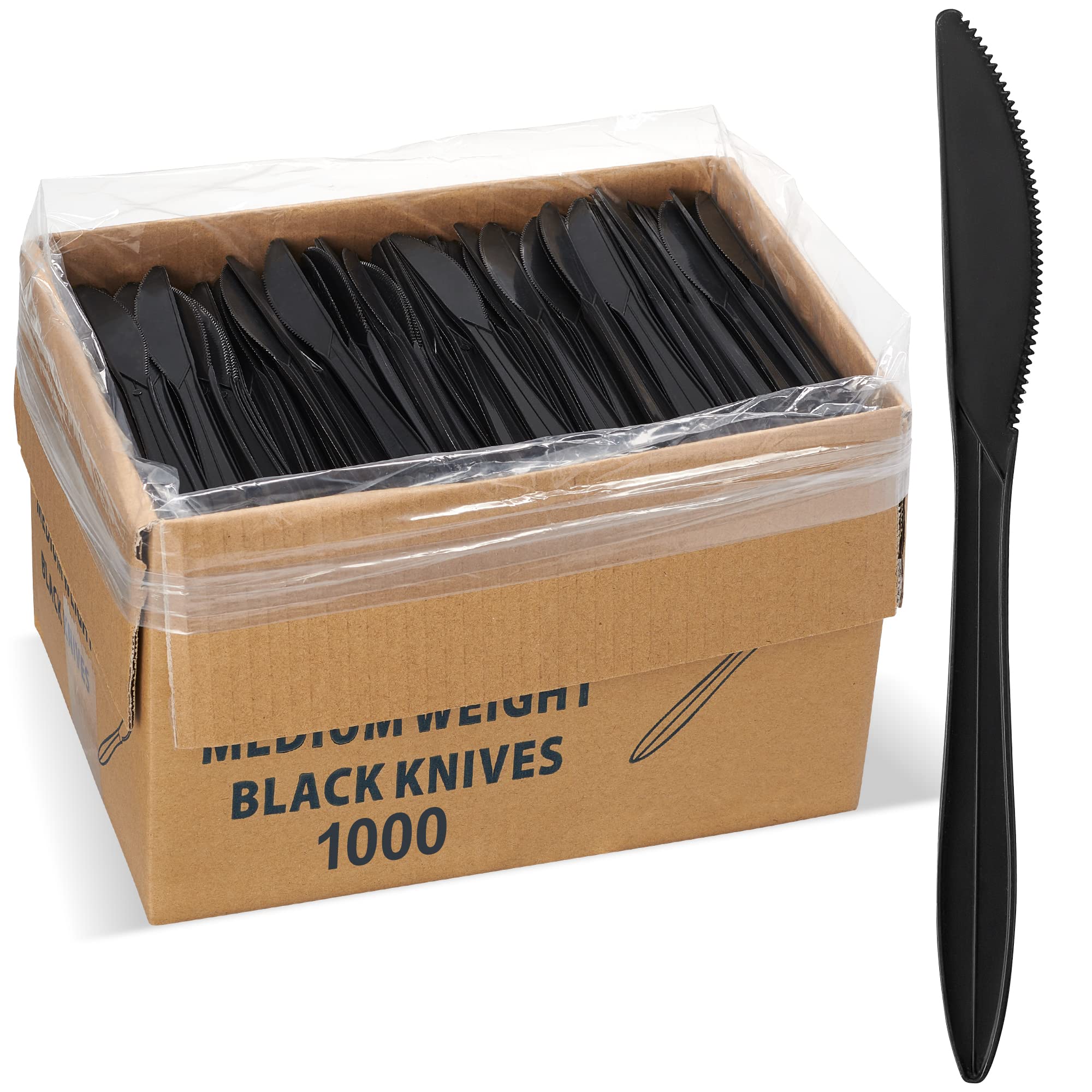 1,000 Plastic Disposable Soup Spoons Bulk White Medium Weight Disposable Silverware Plastic Cutlery Spoons