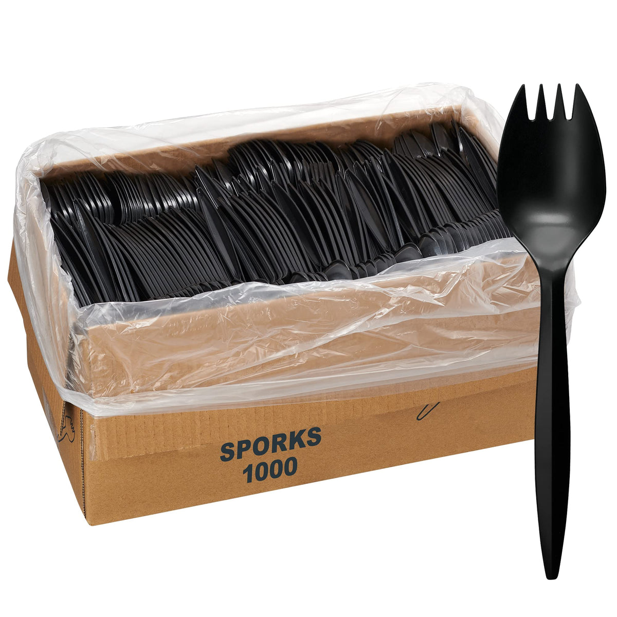 1,000 Plastic Disposable Soup Spoons Bulk White Medium Weight Disposable Silverware Plastic Cutlery Spoons